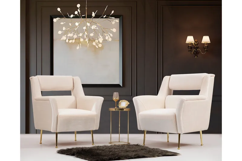 Wonthaggi Lænestol, Beige