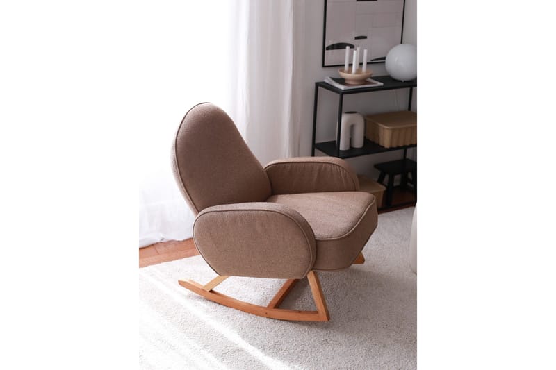 Yoko Lænestol - Brun - Møbler - Stole & lænestole - Gyngestol