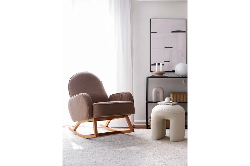 Yoko Lænestol - Brun - Møbler - Stole & lænestole - Gyngestol