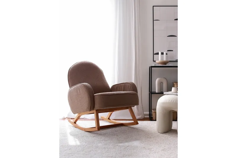 Yoko Lænestol - Brun - Møbler - Stole & lænestole - Gyngestol
