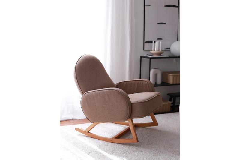 Yoko Lænestol - Brun - Møbler - Stole & lænestole - Gyngestol