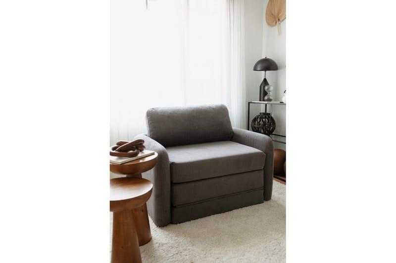 Zalven Sovelænestol - Grå - Møbler - Sofaer - Sovesofaer