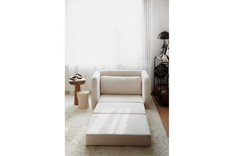 Zalven Sovelænestol - Hvid - Møbler - Sofaer - Sovesofaer