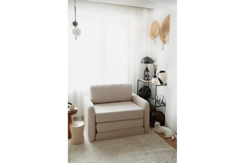 Zalven Sovelænestol - Hvid - Møbler - Sofaer - Sovesofaer