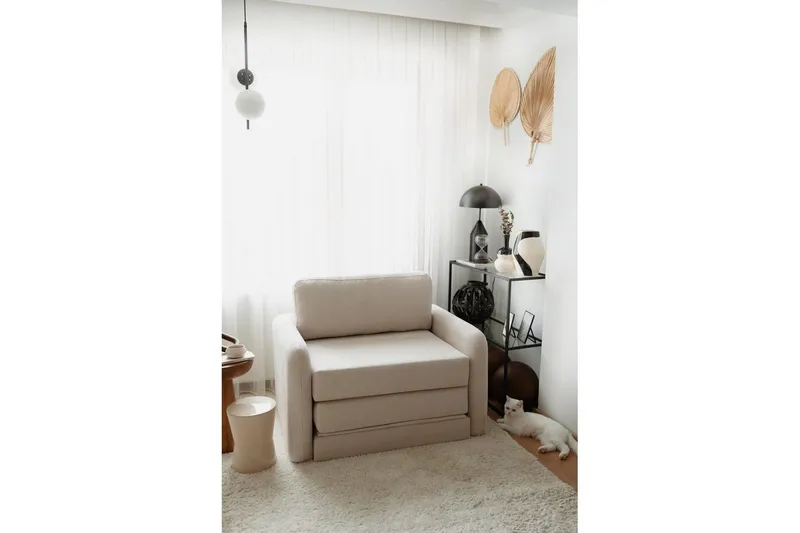 Zalven Sovelænestol - Hvid - Møbler - Sofaer - Sovesofaer