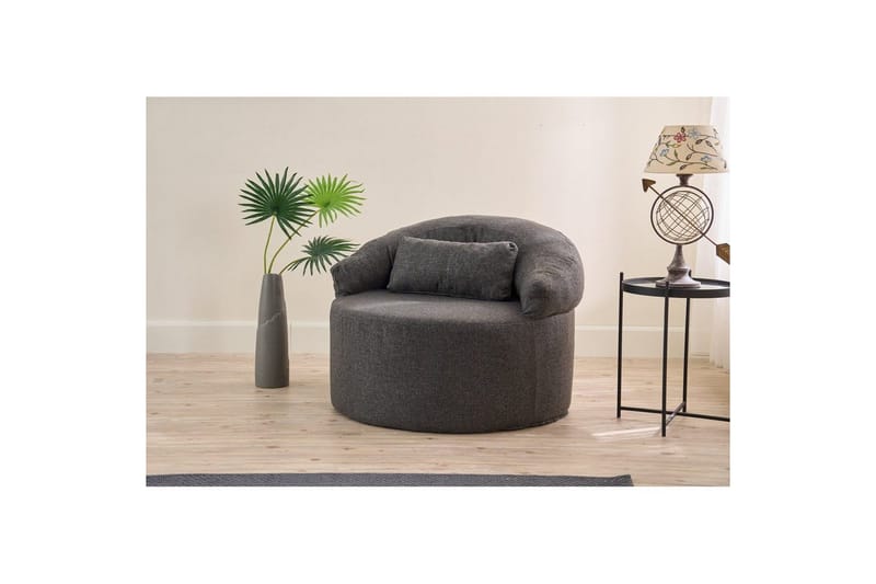 Zevon Lænestol - Antracit - Møbler - Stole & lænestole - Lænestole - Lænestol uden armlæn