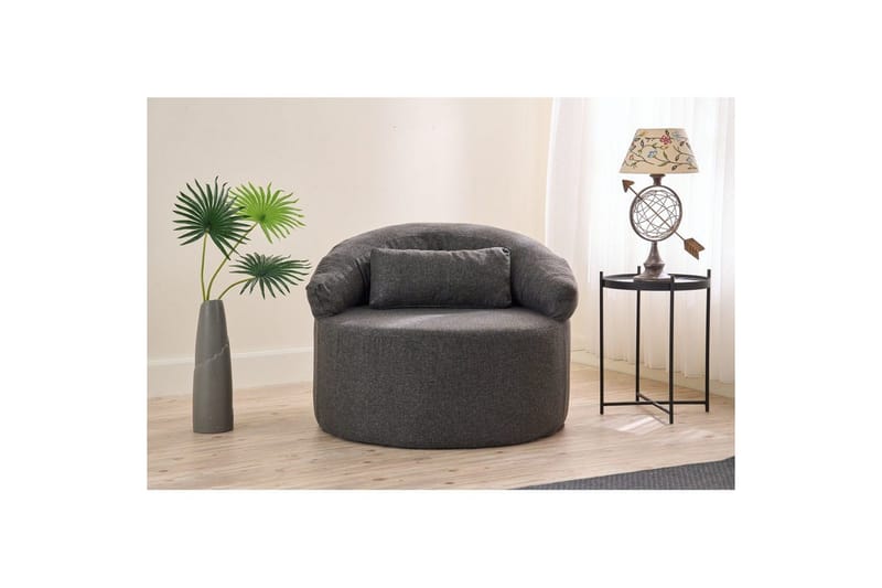 Zevon Lænestol - Antracit - Møbler - Stole & lænestole - Lænestole - Lænestol uden armlæn