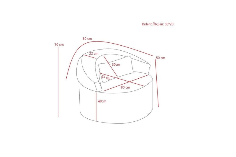 Zevon Lænestol - Brun - Møbler - Stole & lænestole - Lænestole - Lænestol uden armlæn