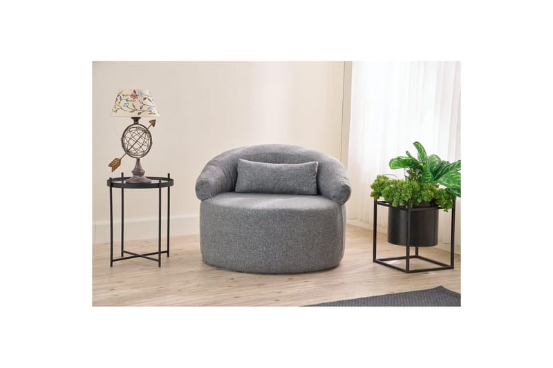 Zevon Lænestol - Grå - Møbler - Stole & lænestole - Lænestole - Lænestol uden armlæn