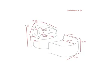 Zevon Sovelænestol - Antracit - Møbler - Sofaer - Sovesofaer - Fremadvendt sovesofa