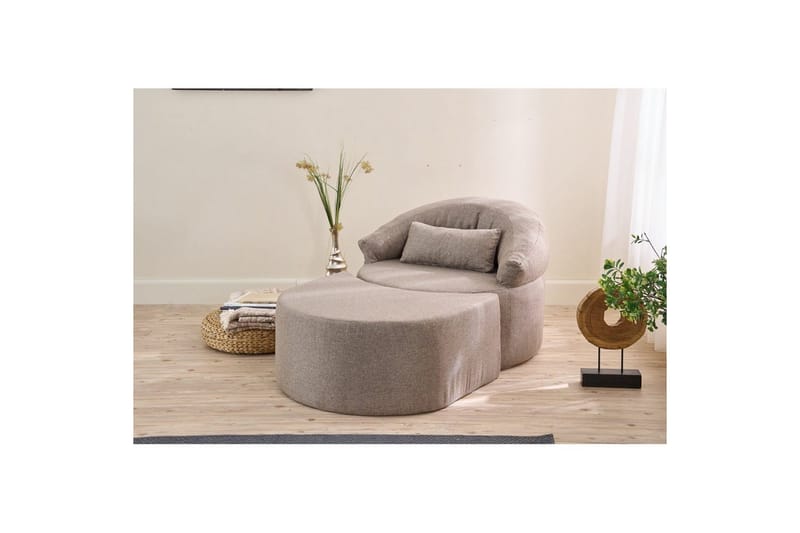 Zevon Sovelænestol - Brun - Møbler - Sofaer - Sovesofaer