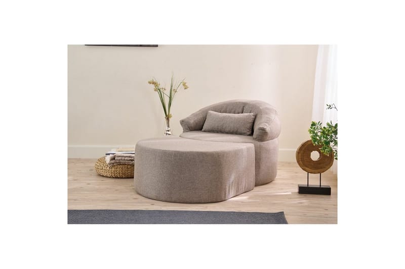 Zevon Sovelænestol - Brun - Møbler - Sofaer - Sovesofaer