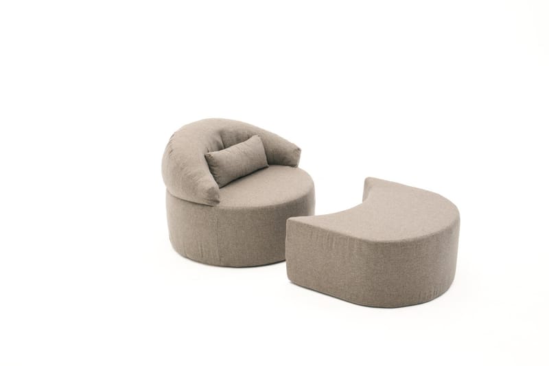 Zevon Sovelænestol - Brun - Møbler - Sofaer - Sovesofaer