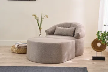Zevon Sovelænestol - Brun - Møbler - Sofaer - Sovesofaer