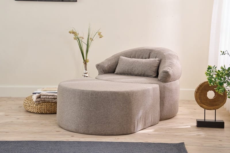 Zevon Sovelænestol - Brun - Møbler - Sofaer - Sovesofaer