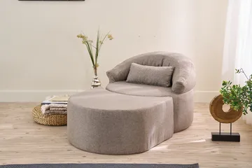 Zevon Sovelænestol - Brun - Møbler - Sofaer - Sovesofaer