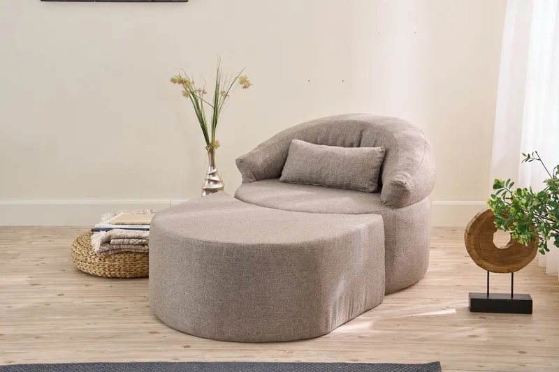 Zevon Sovelænestol - Brun - Møbler - Sofaer - Sovesofaer