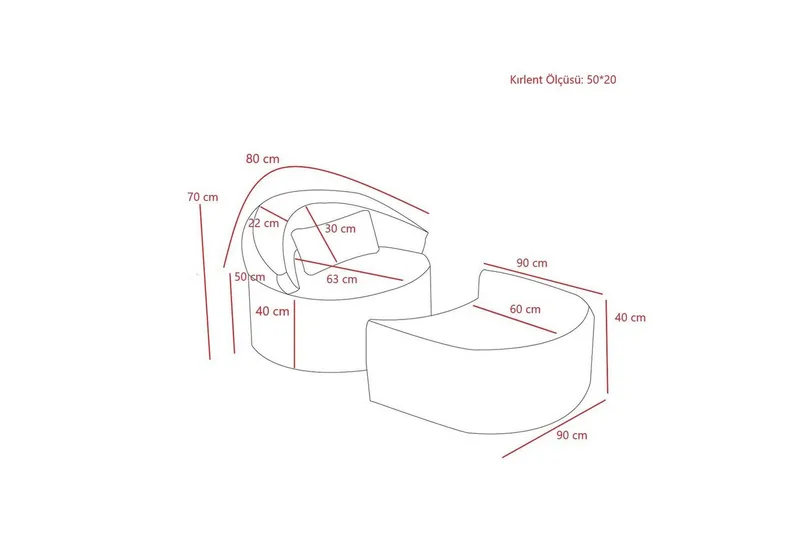 Zevon Sovelænestol - Grå - Møbler - Sofaer - Sovesofaer