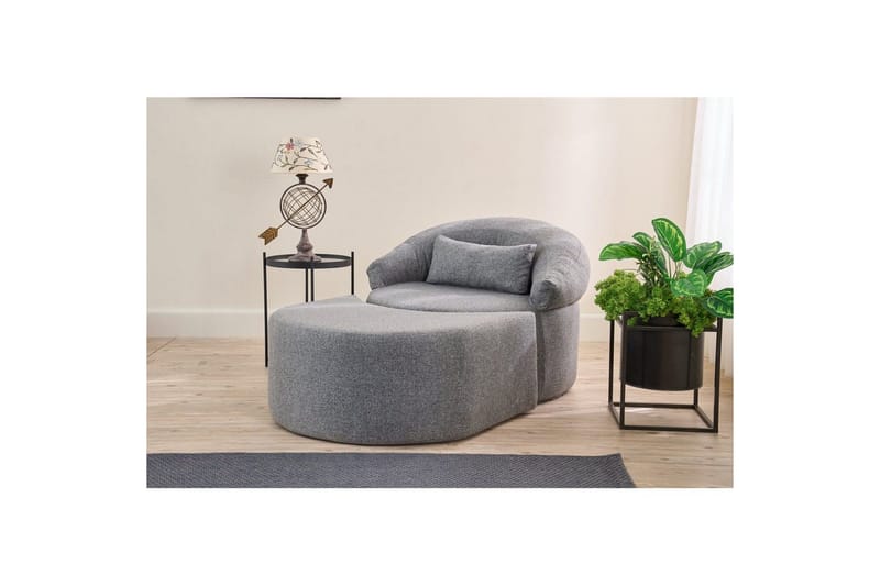 Zevon Sovelænestol - Grå - Møbler - Sofaer - Sovesofaer