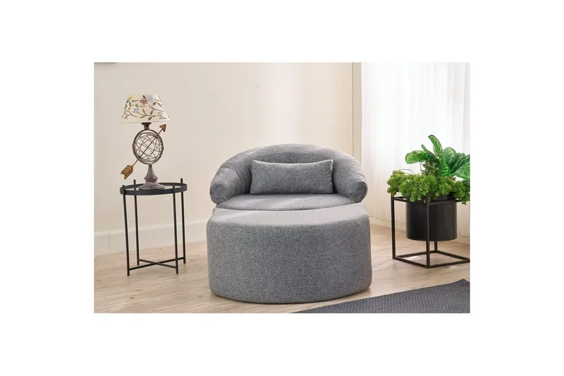 Zevon Sovelænestol - Grå - Møbler - Sofaer - Sovesofaer