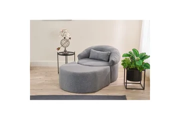 Zevon Sovelænestol - Grå - Møbler - Sofaer - Sovesofaer