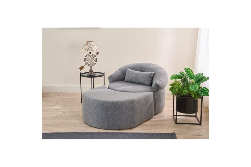 Zevon Sovelænestol - Grå - Møbler - Sofaer - Sovesofaer