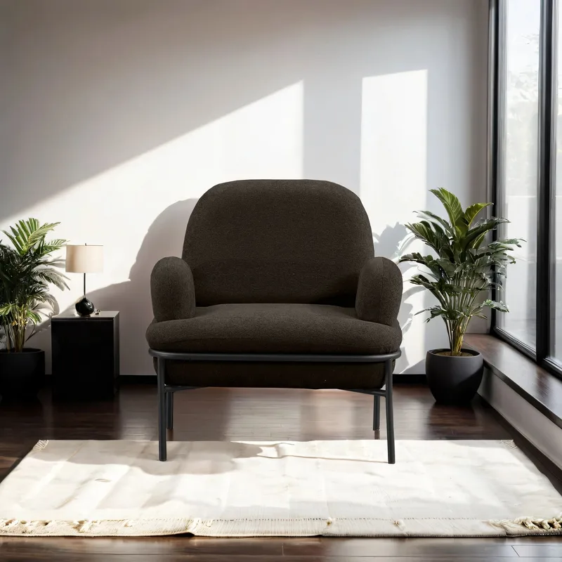 Zyricus lænestol Teddy - Antracit - Møbler - Stole & lænestole - Lænestole - Øreklapstol