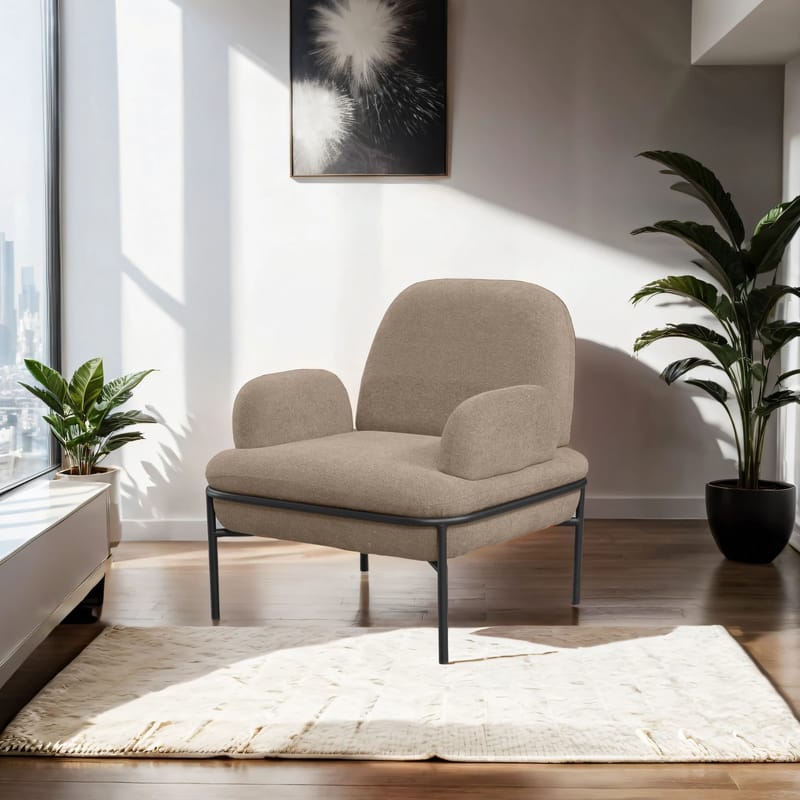 Zyricus lænestol Teddy - Cappuccino - Møbler - Stole & lænestole - Lænestole - Øreklapstol