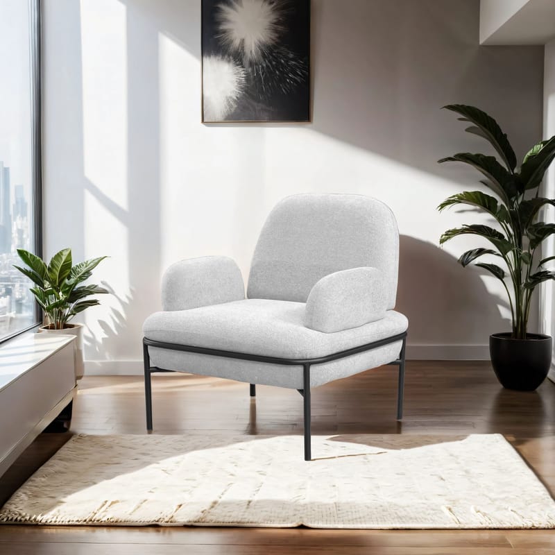 Zyricus lænestol Teddy - Hvid - Møbler - Stole & lænestole - Lænestole - Øreklapstol