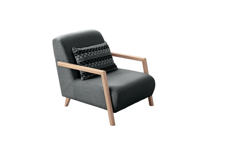Latrona Lænestol - Antracit - Møbler - Stole & lænestole - Lænestole