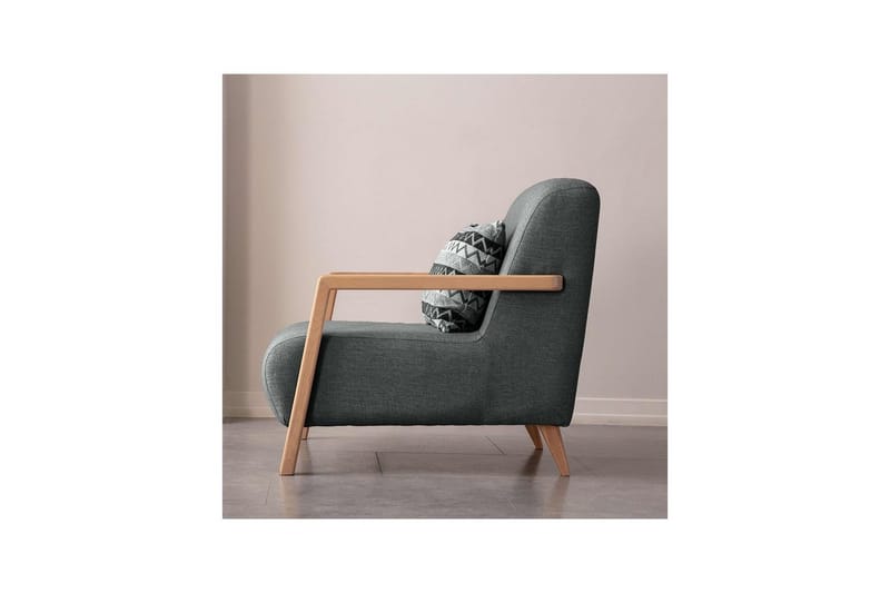 Latrona Lænestol - Antracit - Møbler - Stole & lænestole - Lænestole