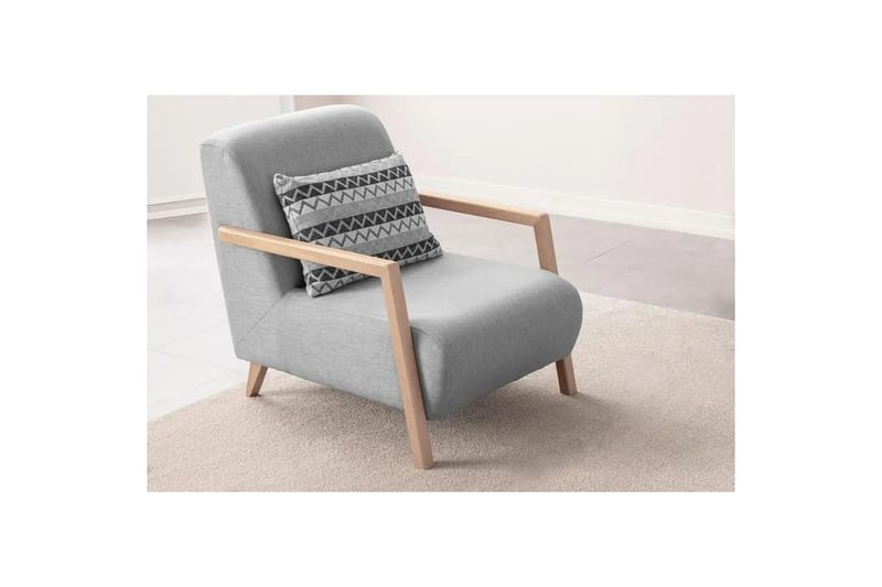 Latrona Lænestol - Grå - Møbler - Stole & lænestole - Lænestole