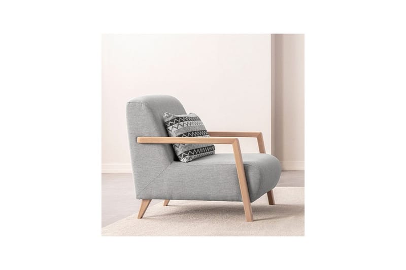 Latrona Lænestol - Grå - Møbler - Stole & lænestole - Lænestole