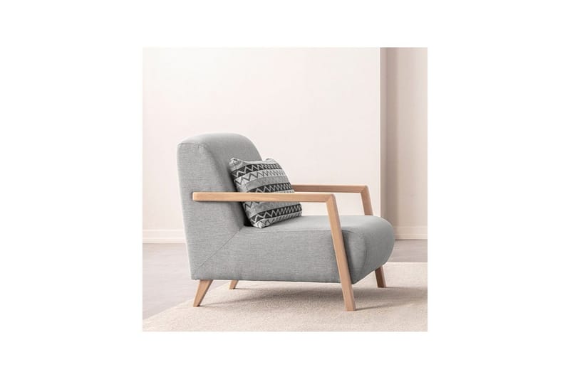 Latrona Lænestol - Grå - Møbler - Stole & lænestole - Lænestole