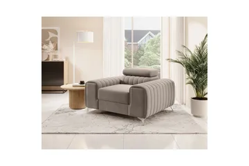Laurece Lænestol - Beige - Møbler - Stole & lænestole - Lænestole