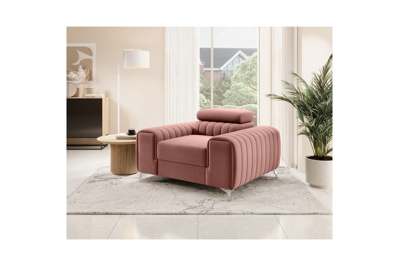 Laurece Lænestol - Rosa - Møbler - Stole & lænestole - Lænestole