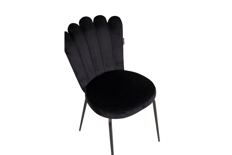 Limhamn Armstol Velour - Sort - Spisebordsstole & køkkenstole - Armstole