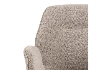 Lipie Spisebordsstol i Bouclé med Metalben - Beige - Møbler - Stole & lænestole - Spisebordsstole & køkkenstole