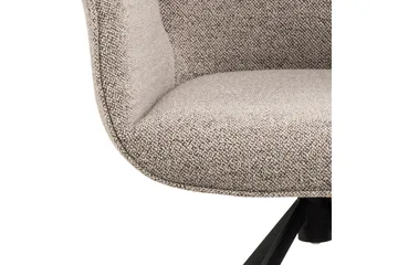 Lipie Spisebordsstol i Bouclé med Metalben - Beige - Møbler - Stole & lænestole - Spisebordsstole & køkkenstole
