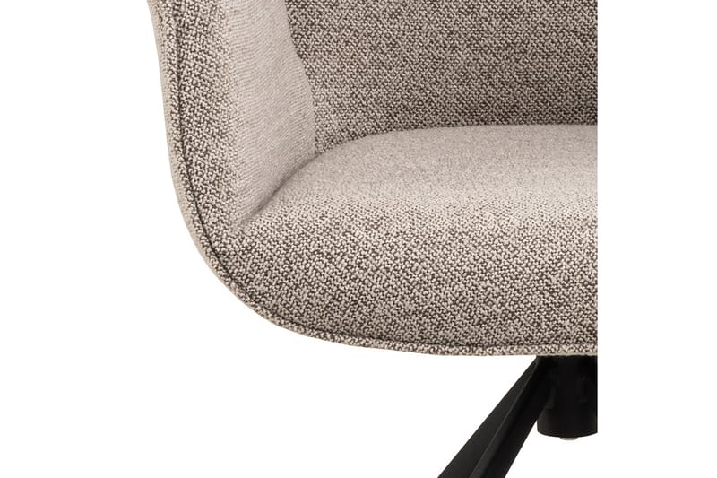 Lipie Spisebordsstol i Bouclé med Metalben - Beige - Møbler - Stole & lænestole - Spisebordsstole & køkkenstole