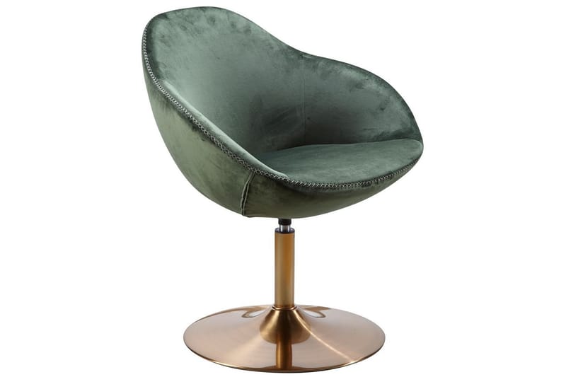 Lounge & Cocktailstol Wohnling Siran Fløjlsbetrukket Industriel - Møbler - Stole & lænestole - Lænestole