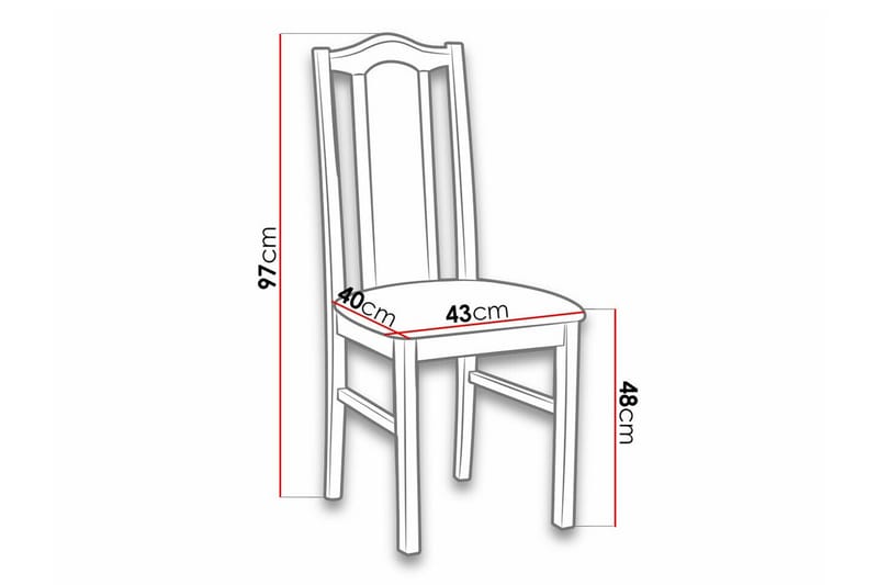 Lufti Spisestol - Brun - Spisebordsstole & køkkenstole