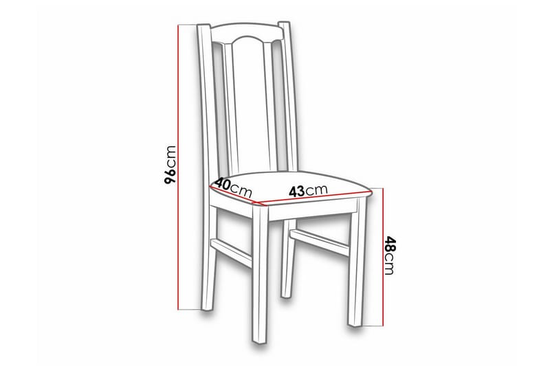 Lufti Spisestol - Brun/Sort - Spisebordsstole & køkkenstole