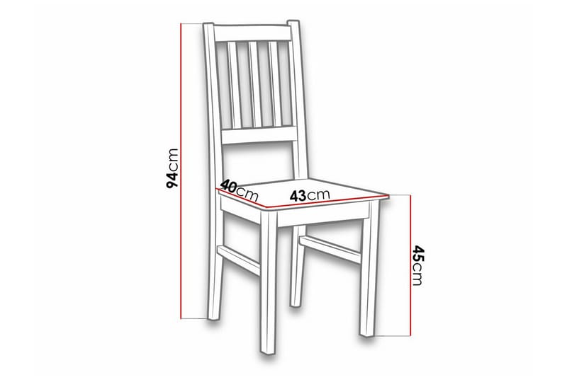 Lufti Spisestol - Hvid - Spisebordsstole & køkkenstole
