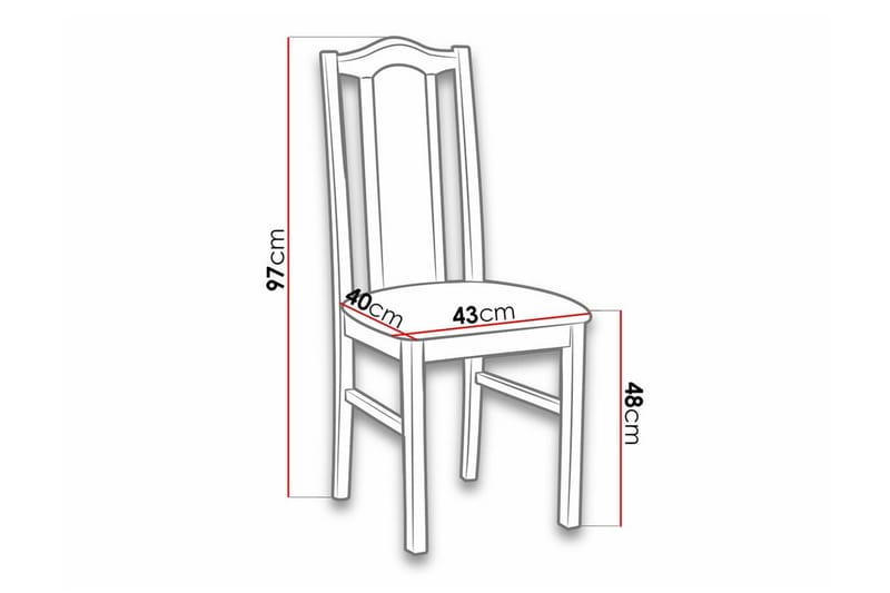 Lufti Spisestol - Sort/træ - Spisebordsstole & køkkenstole