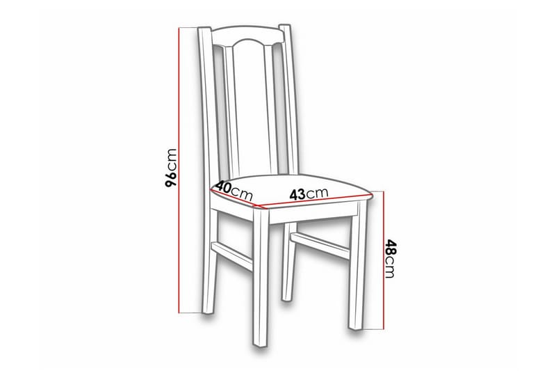 Lufti Spisestol - Træ/Sort - Spisebordsstole & køkkenstole