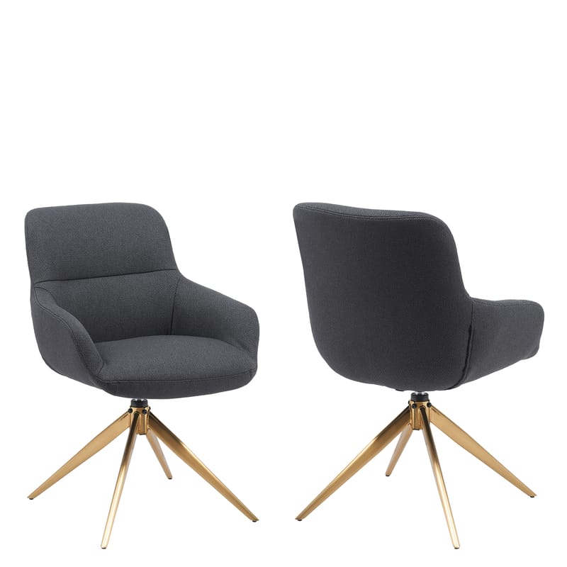 Lyrin Kontorstol 2-pak - Beige - Møbler - Stole & lænestole - Kontorstole & skrivebordsstole