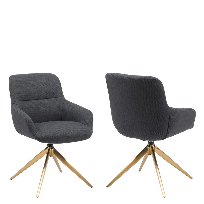 Lyrin Kontorstol 2-pak, Beige