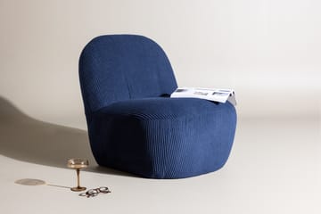 Mahla Lænestol - Navy - Møbler - Stole & lænestole - Lænestole - Lænestol uden armlæn