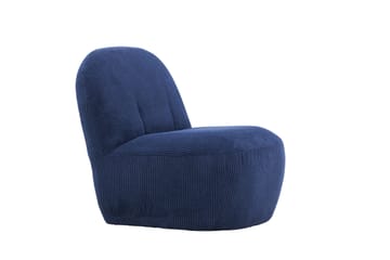 Mahla Lænestol - Navy - Møbler - Stole & lænestole - Lænestole - Lænestol uden armlæn